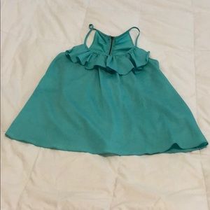 Mint green tank top